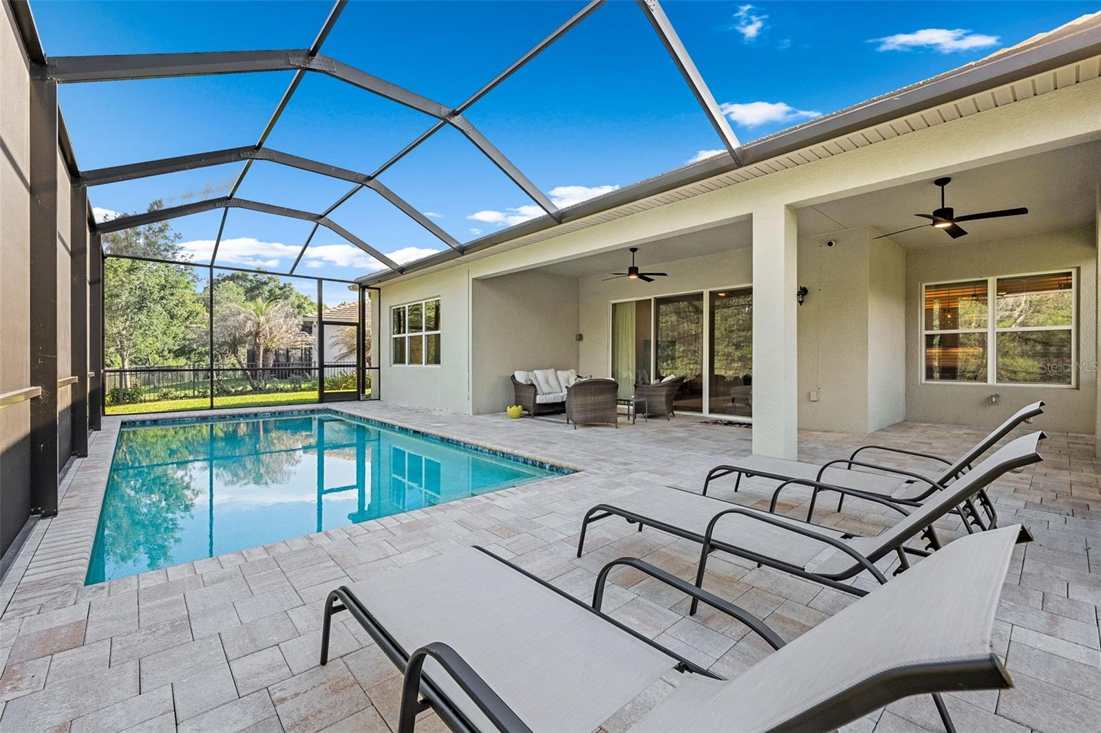 Screened in Lanai with Pool