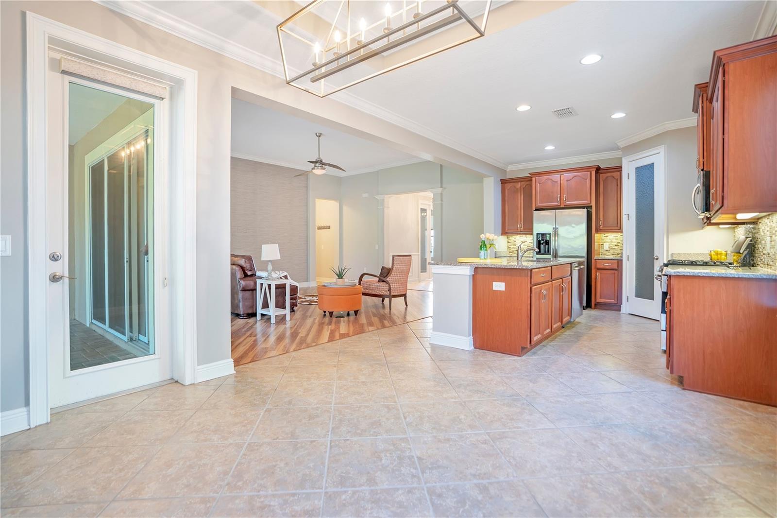 Kitchen and Dining Area.