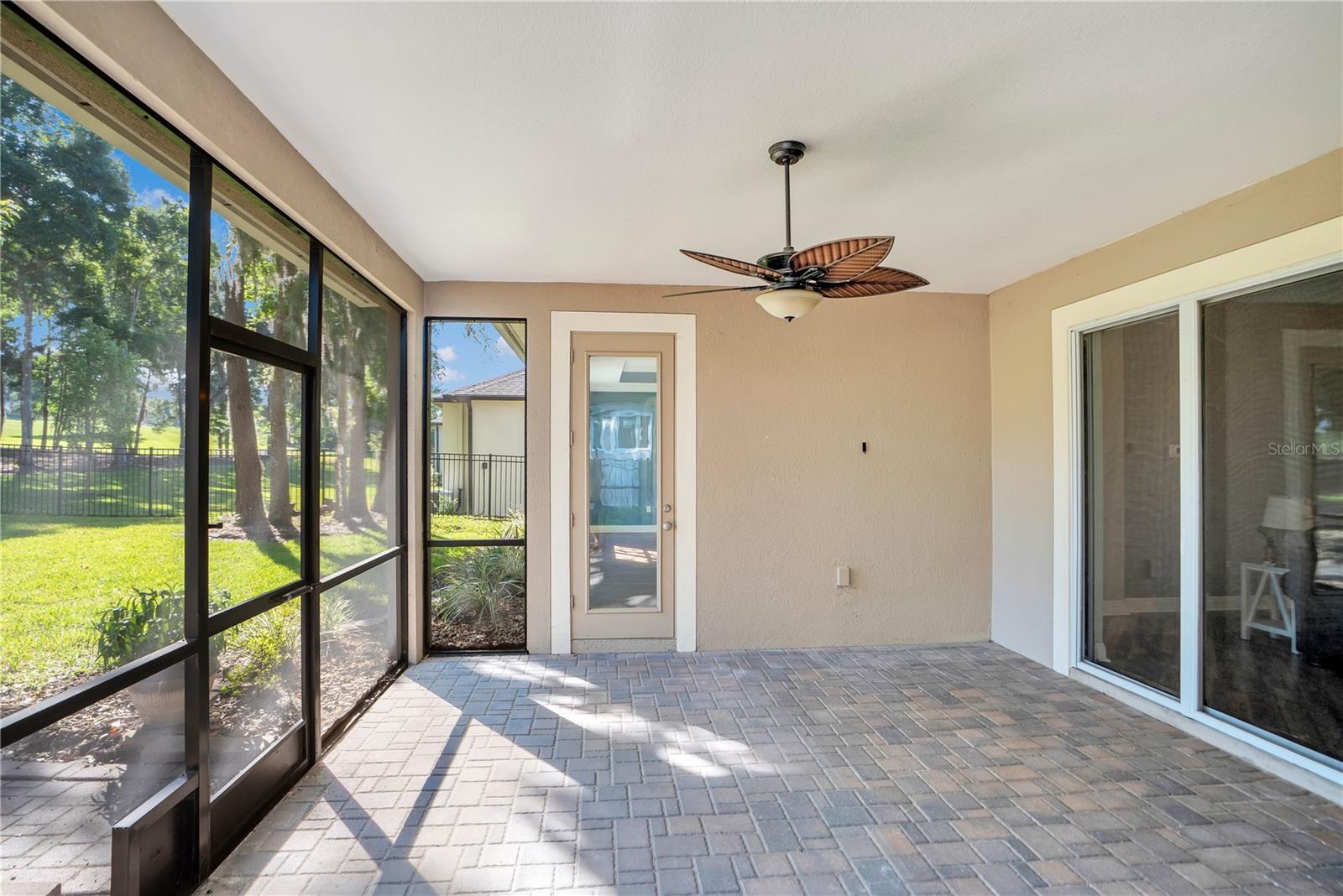 Spacious Screen Enclosed Lanai.