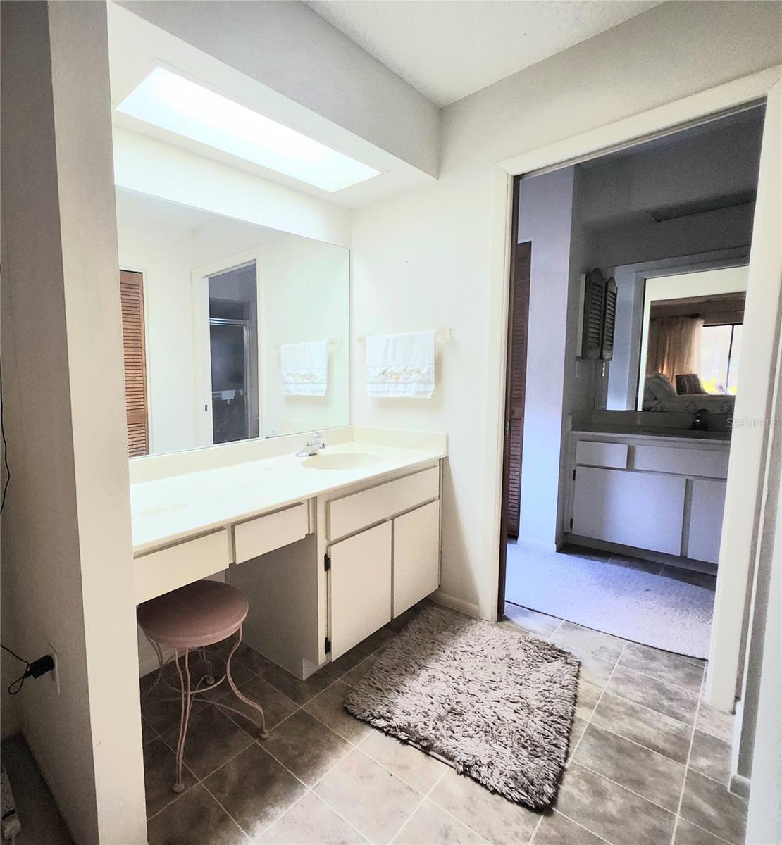 Primary bedroom vanity area