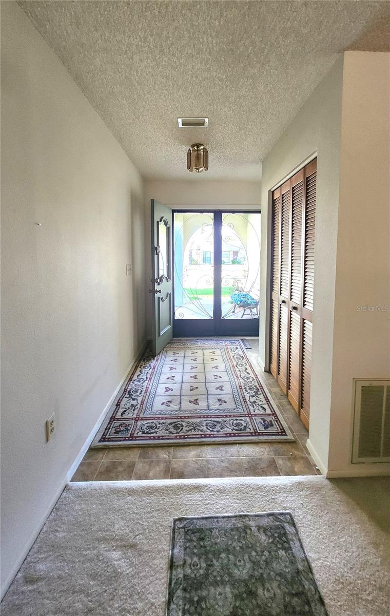 Front hall way inside view