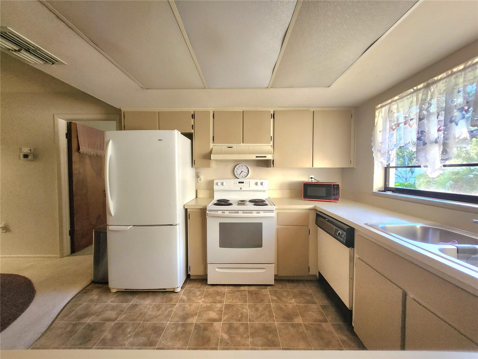 Kitchen front view