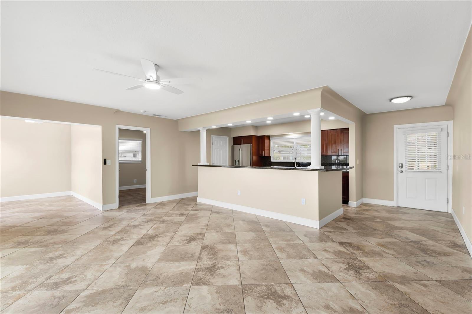 Open floor plan