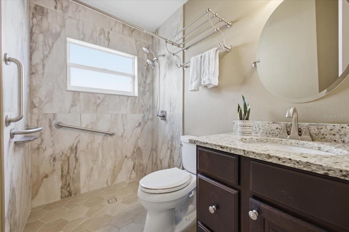 Guest Bath with Walk In Shower
