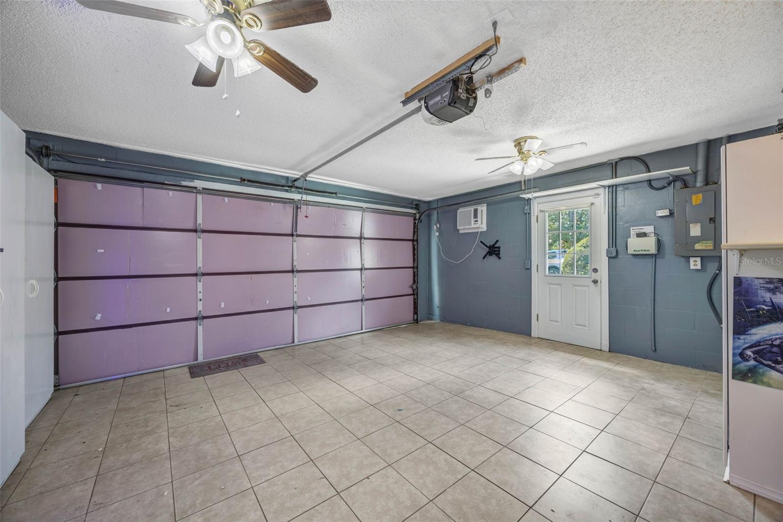 Converted Garage - garage door functions