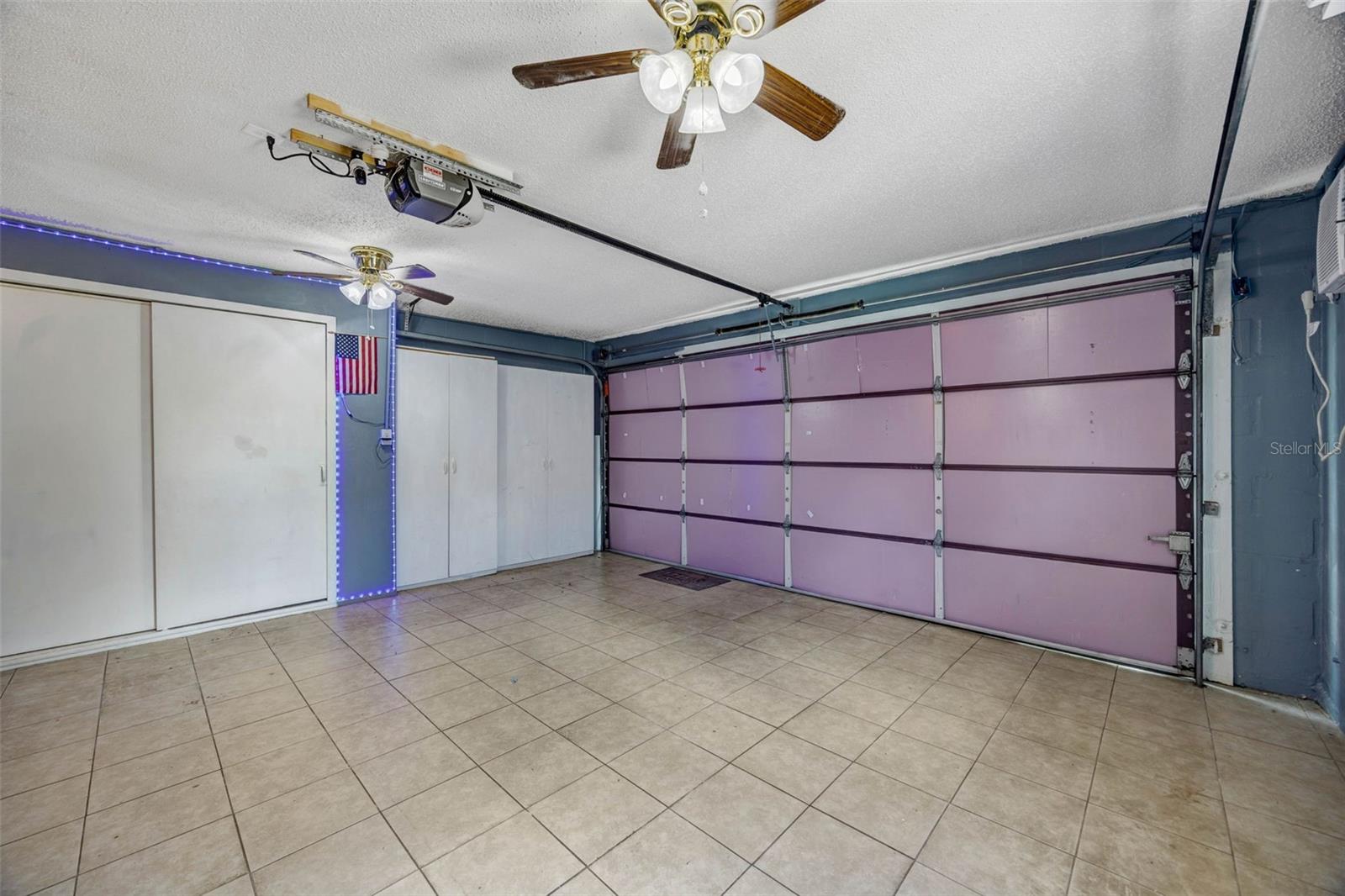 Converted Garage - garage door functions
