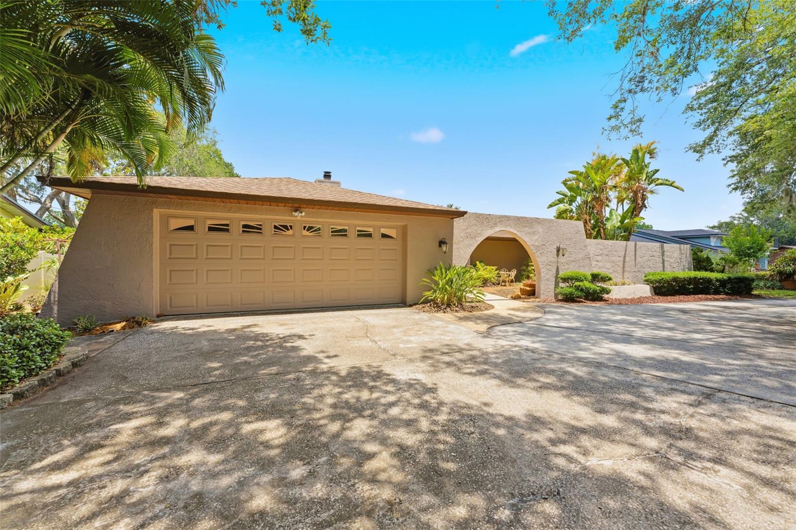 Spacious Driveway & 2-Car Garage