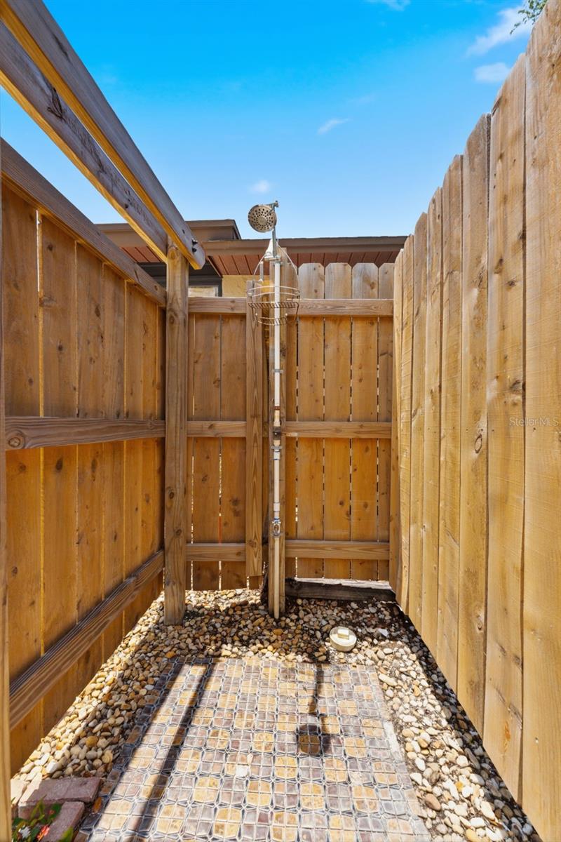Outdoors Shower