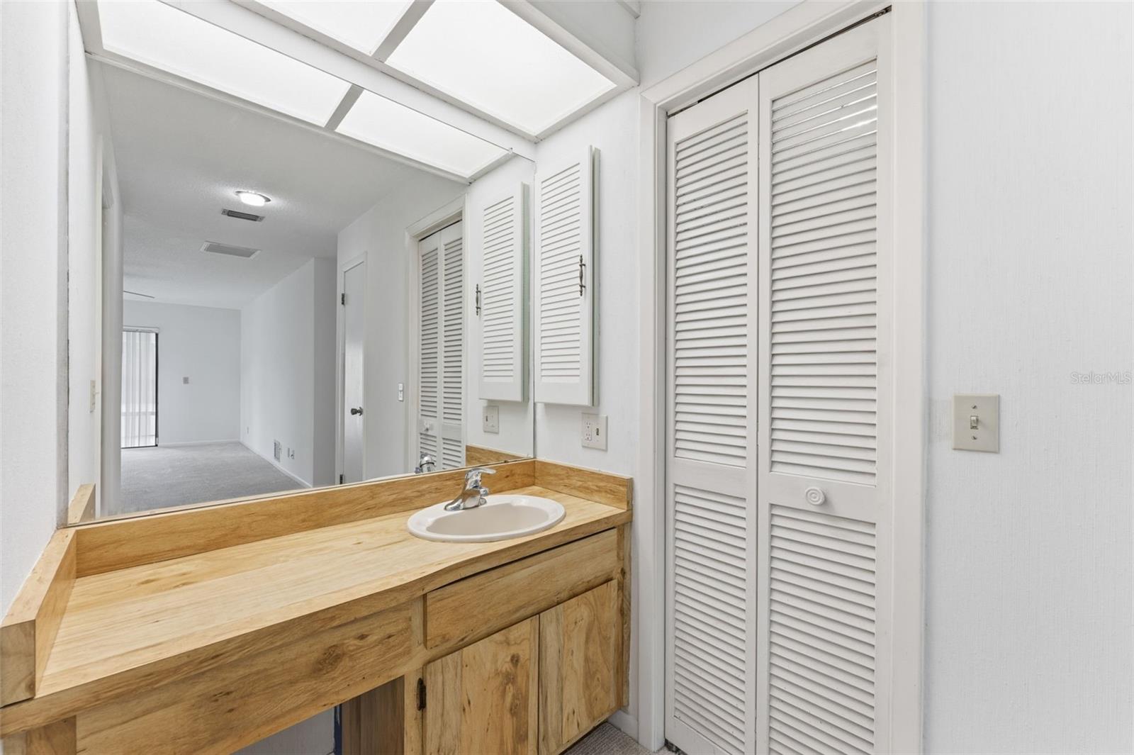 Bathroom #2 with Linen Closet
