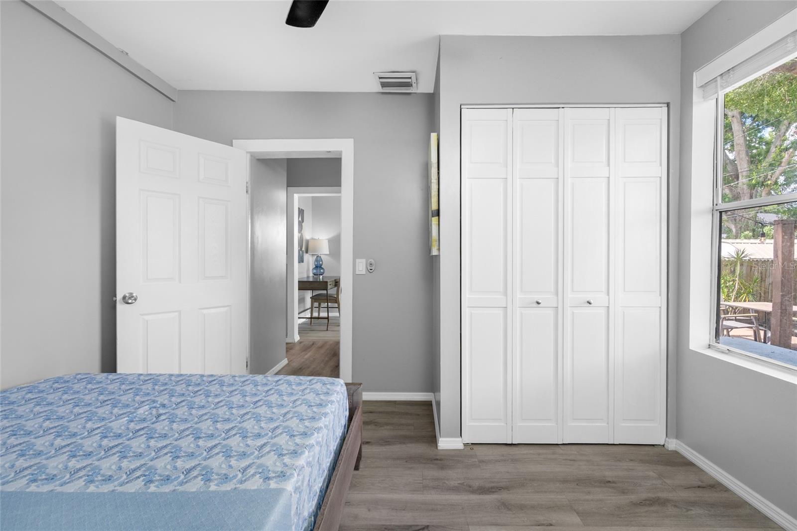 Bedroom 2 with built in closet