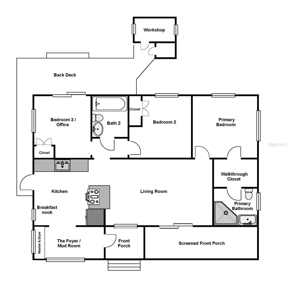 5044 Betty St N, Saint Petersburg, FL 33709. 3 Bedroom, 2 Bathroom home.