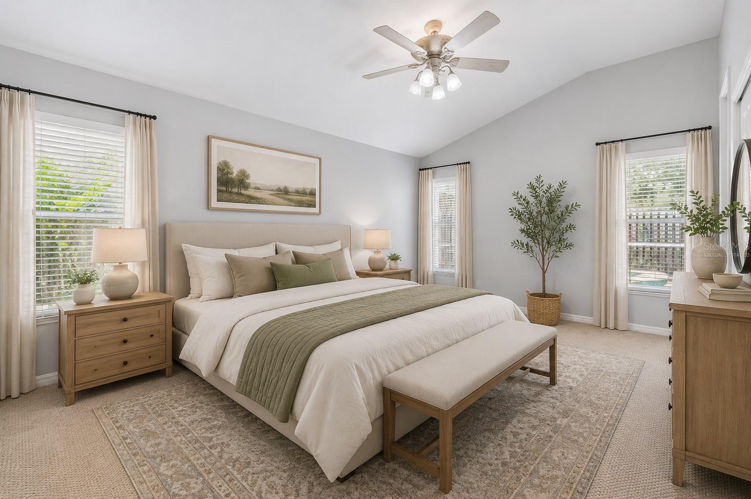 Virtually Staged/Primary Suite