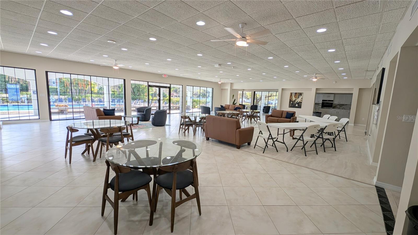 Just-remodeled event center