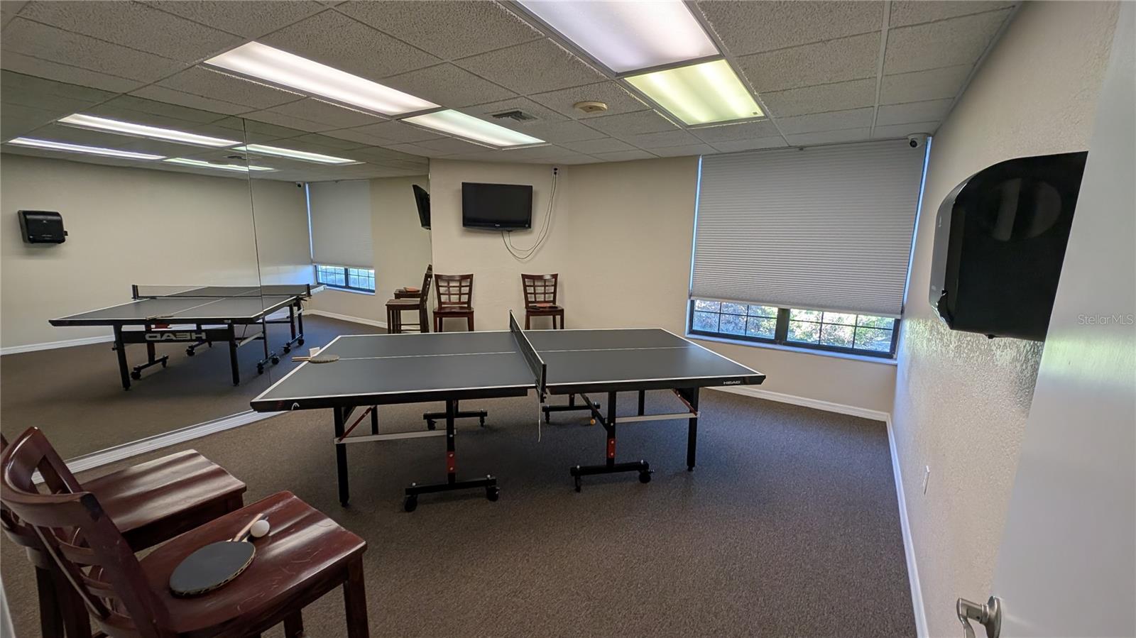 Ping pong tables room