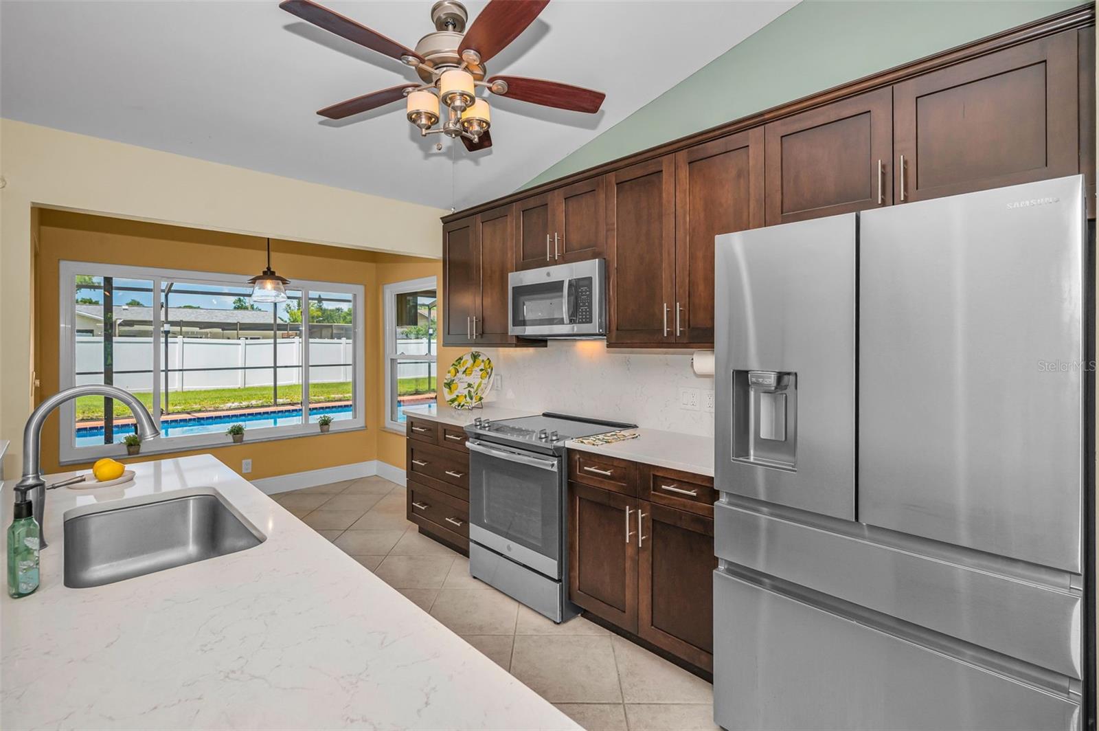 Updated open kitchen
