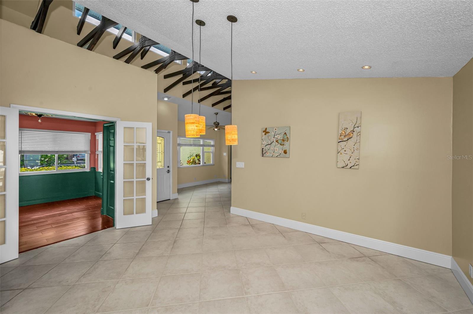 Living Room to Foyer & Bedroom 2