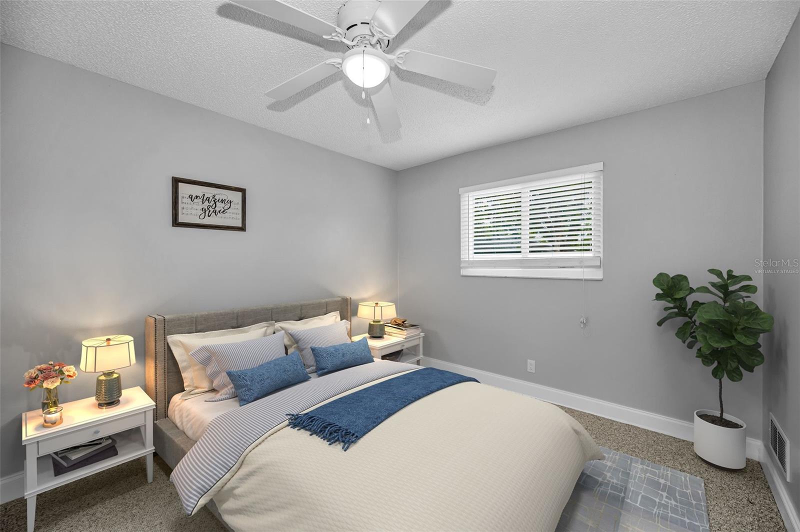 Bedroom 3 virtually staged