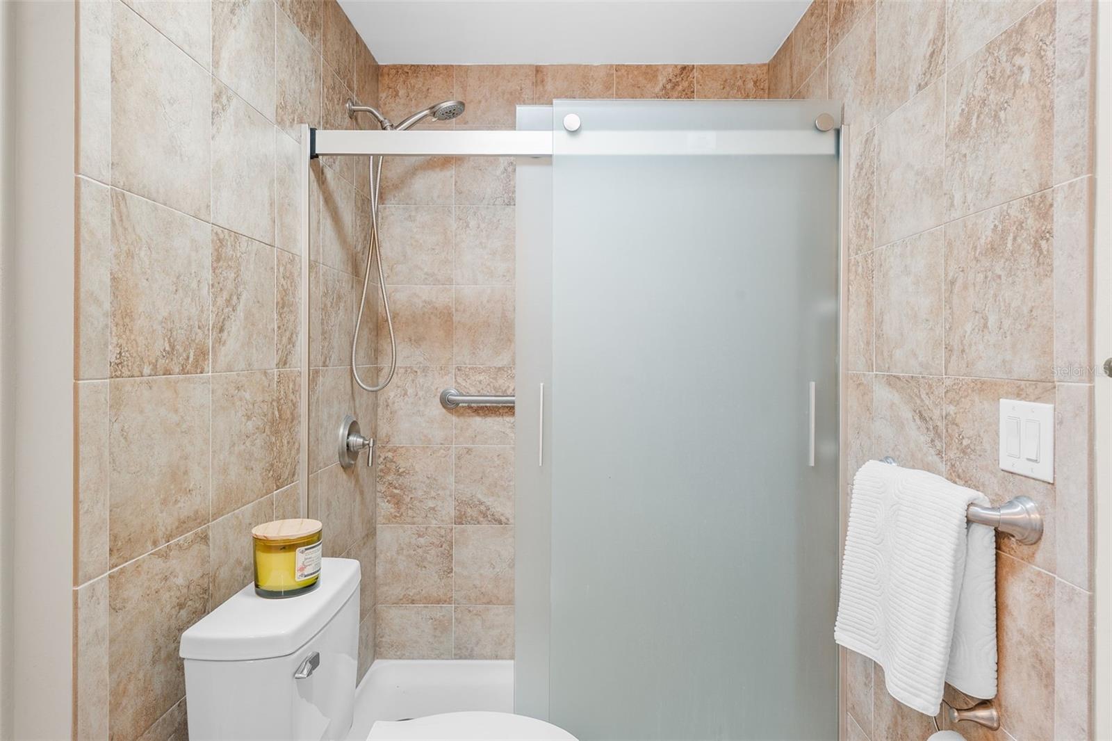 Inviting updated bathroom