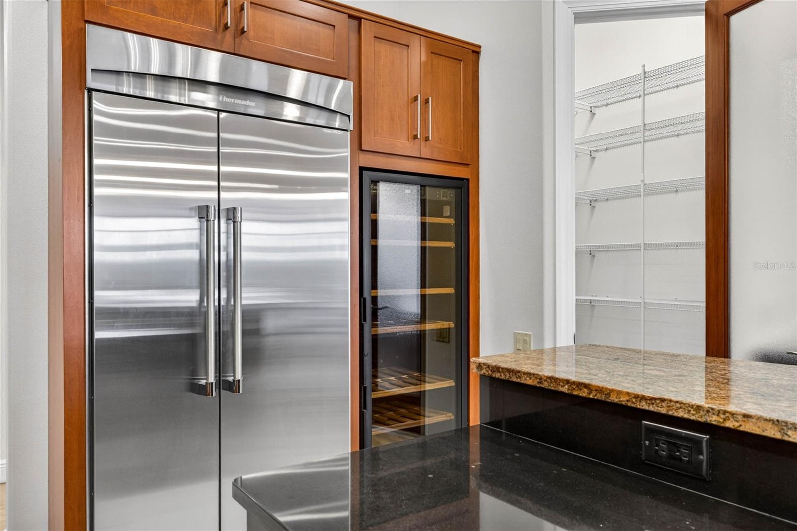 Fridge and Wine Fridge