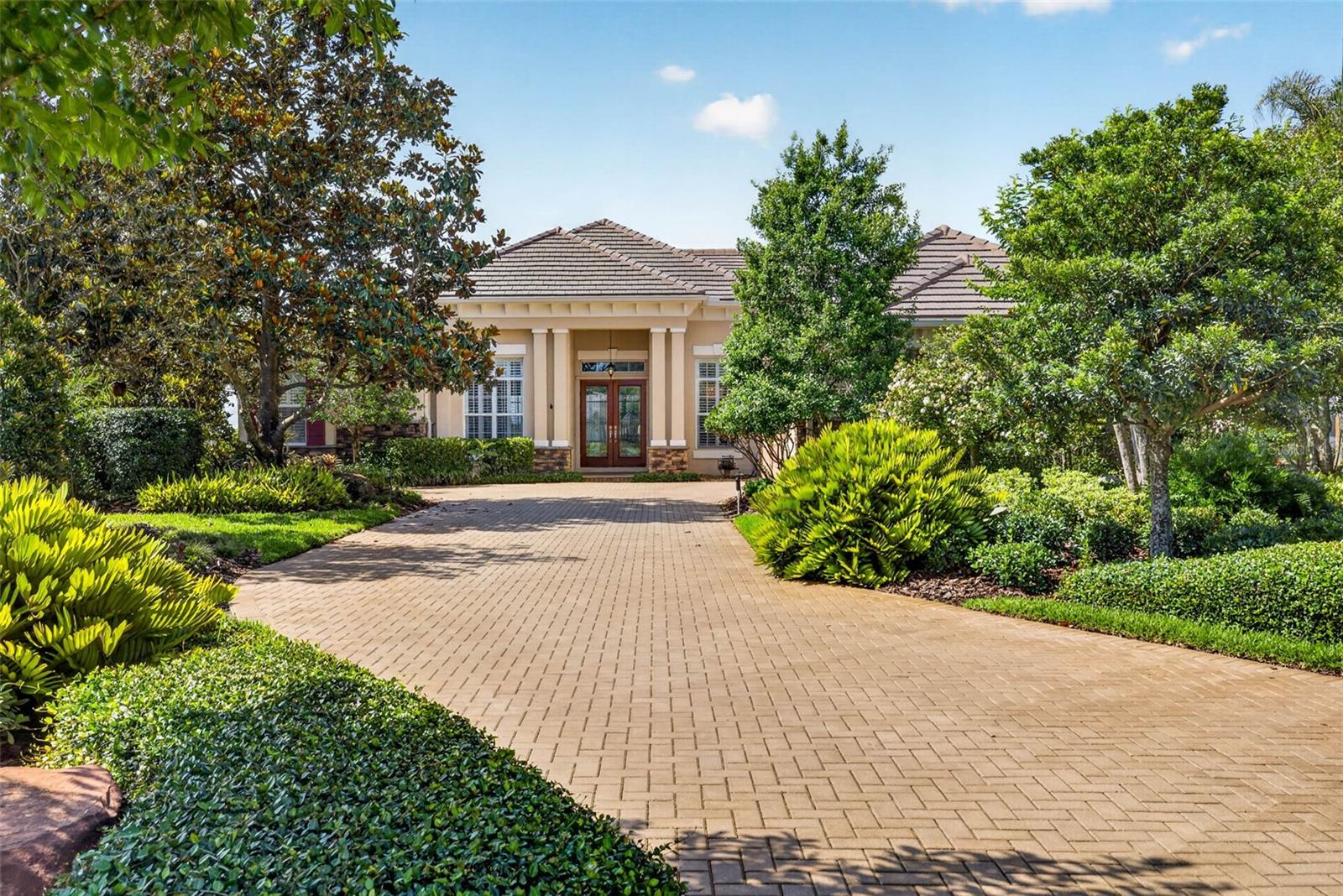 Long Paver Driveway