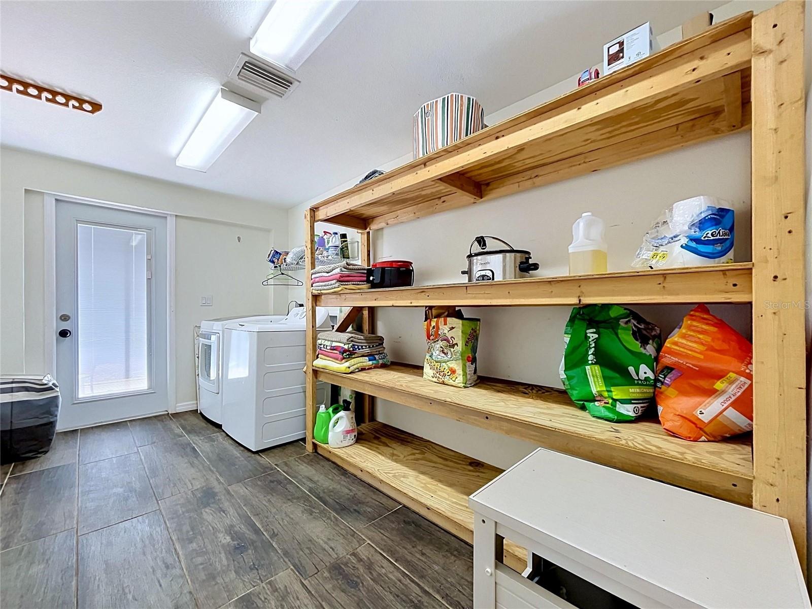 Inside Laundry room