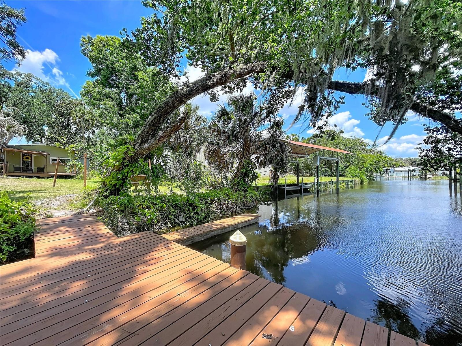 New Dock with canal access to the river
