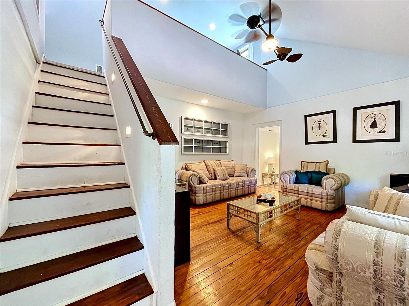 Stairs to loft