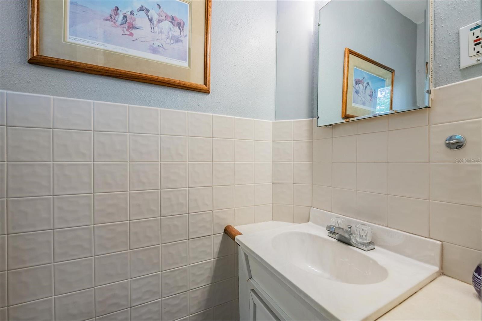 Half bath in office