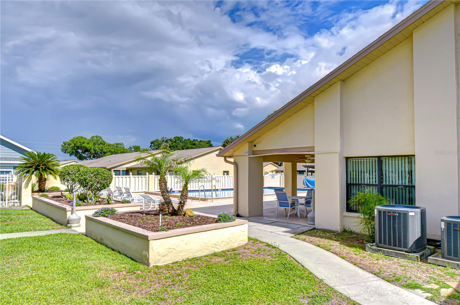 Exterior of clubhouse