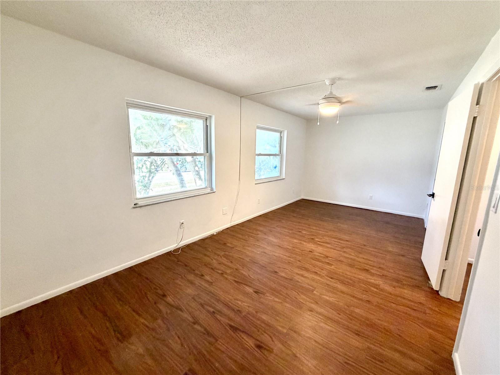 Oversized Master Bedroom Can easily convert back to 2 smaller bedrooms