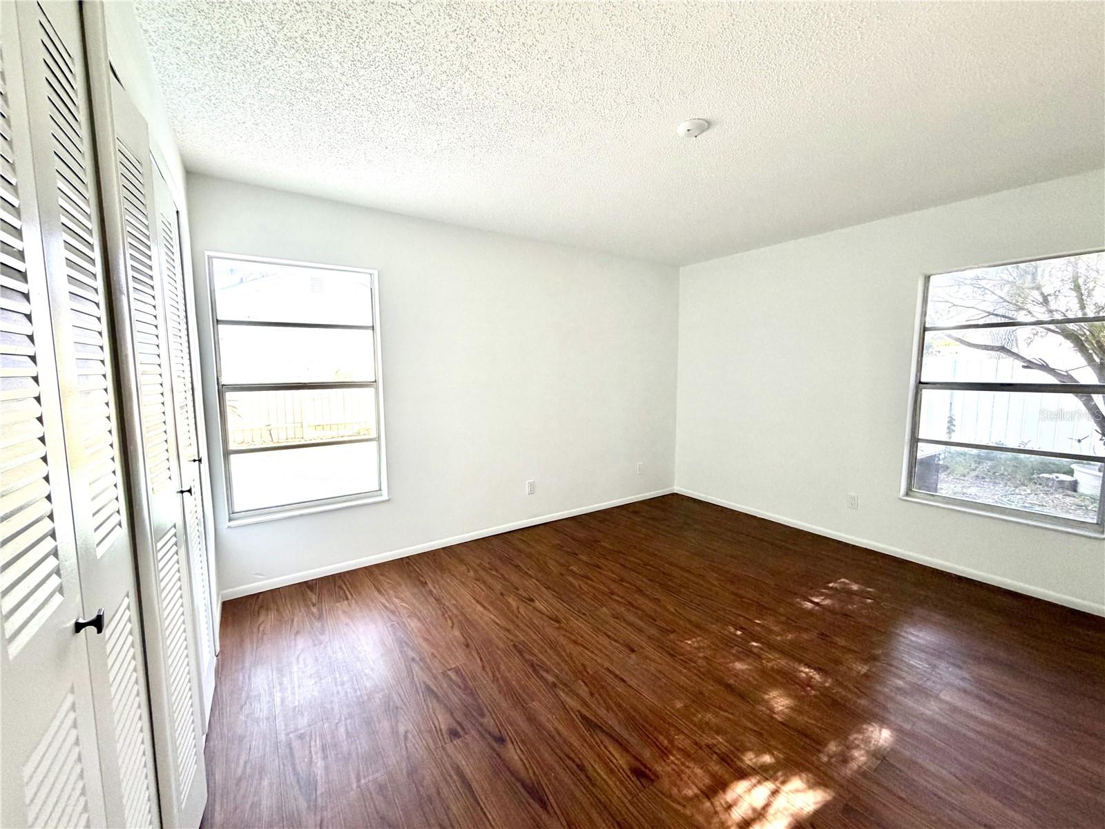 Original Master Bedroom with master bath