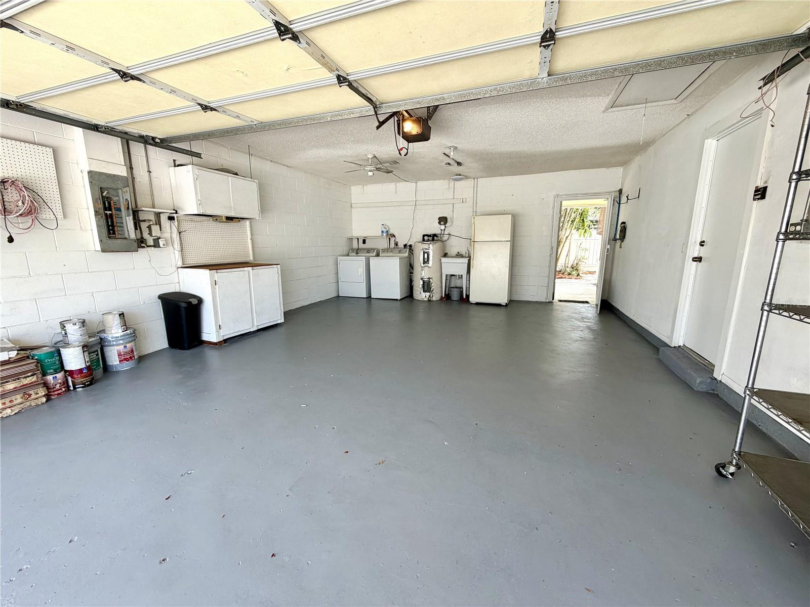 Spacious 2 Car Garage