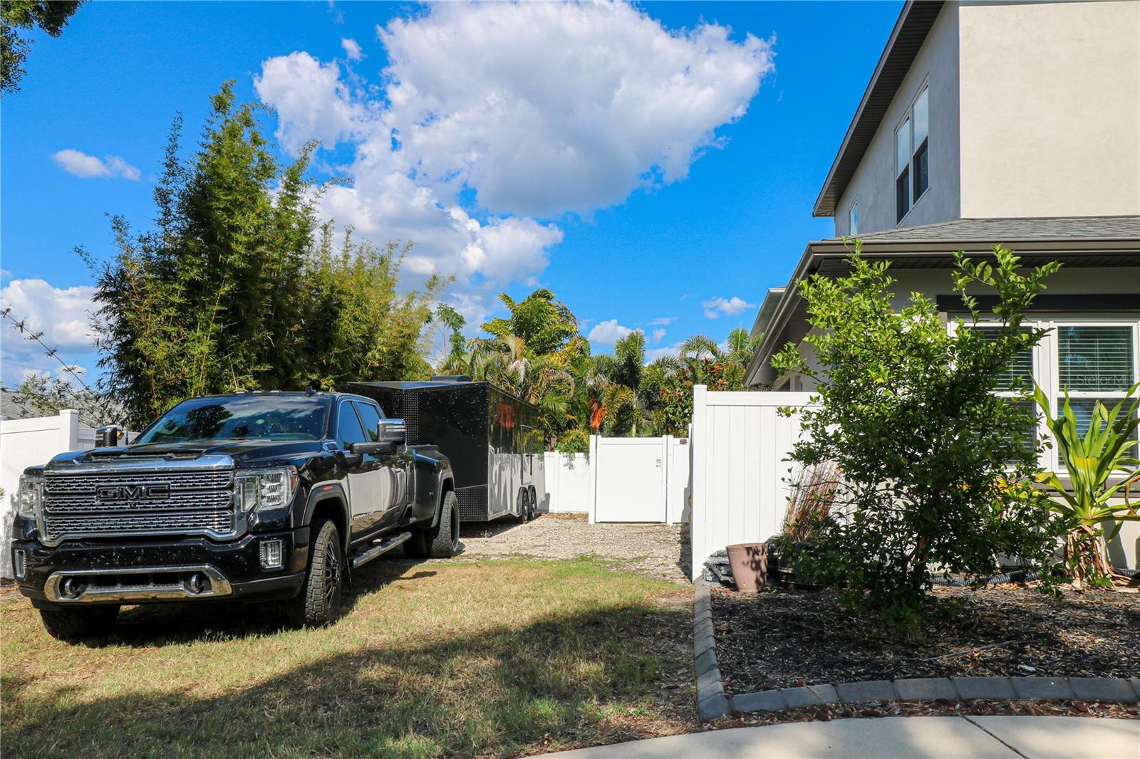 Ample parking for 44' RV or boat with 50-amp hookup and water to get you ready for your next adventure.