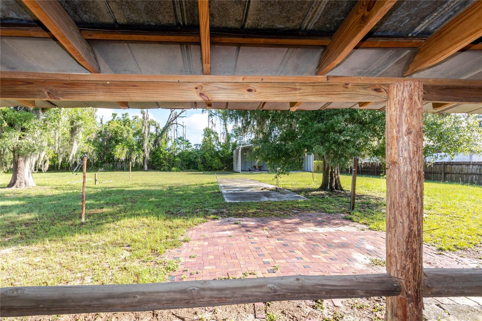 View of Back Area