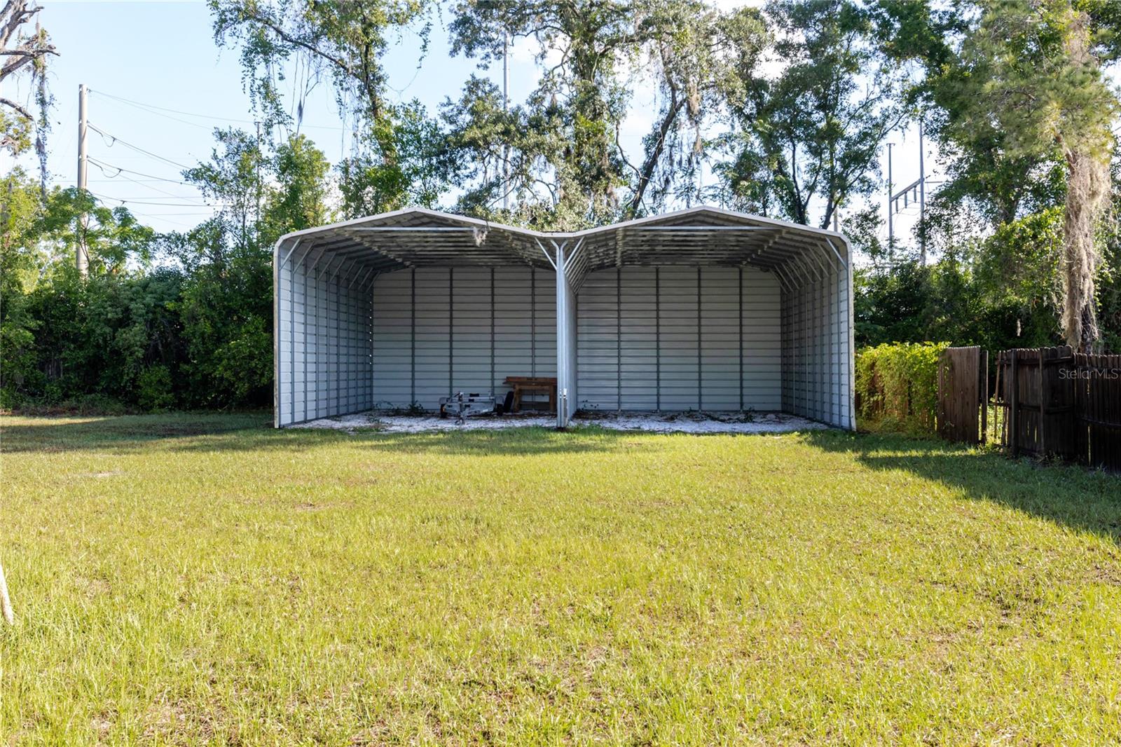 Two Large Storage Building in back