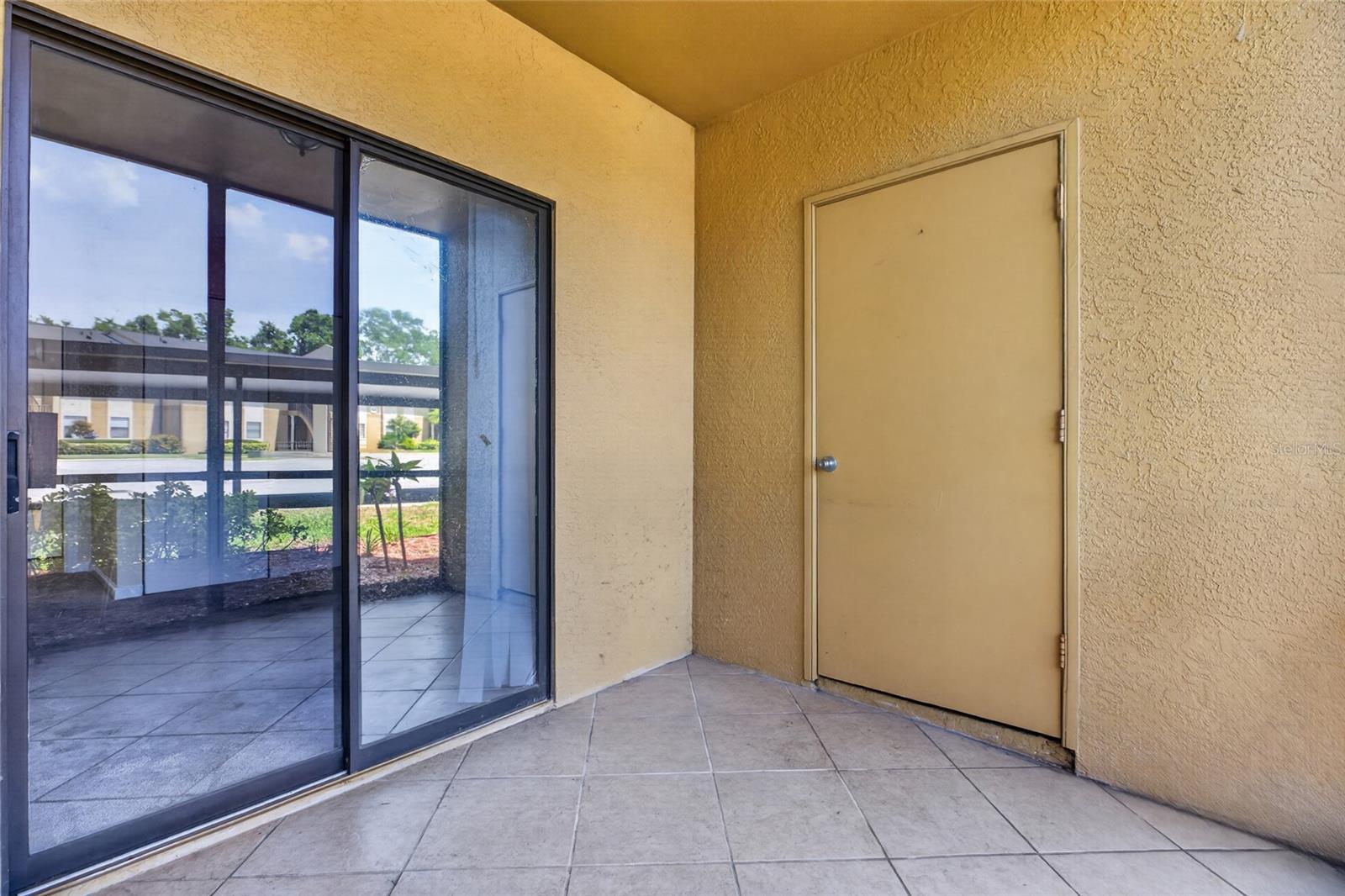 The front lanai has a storage closet.
