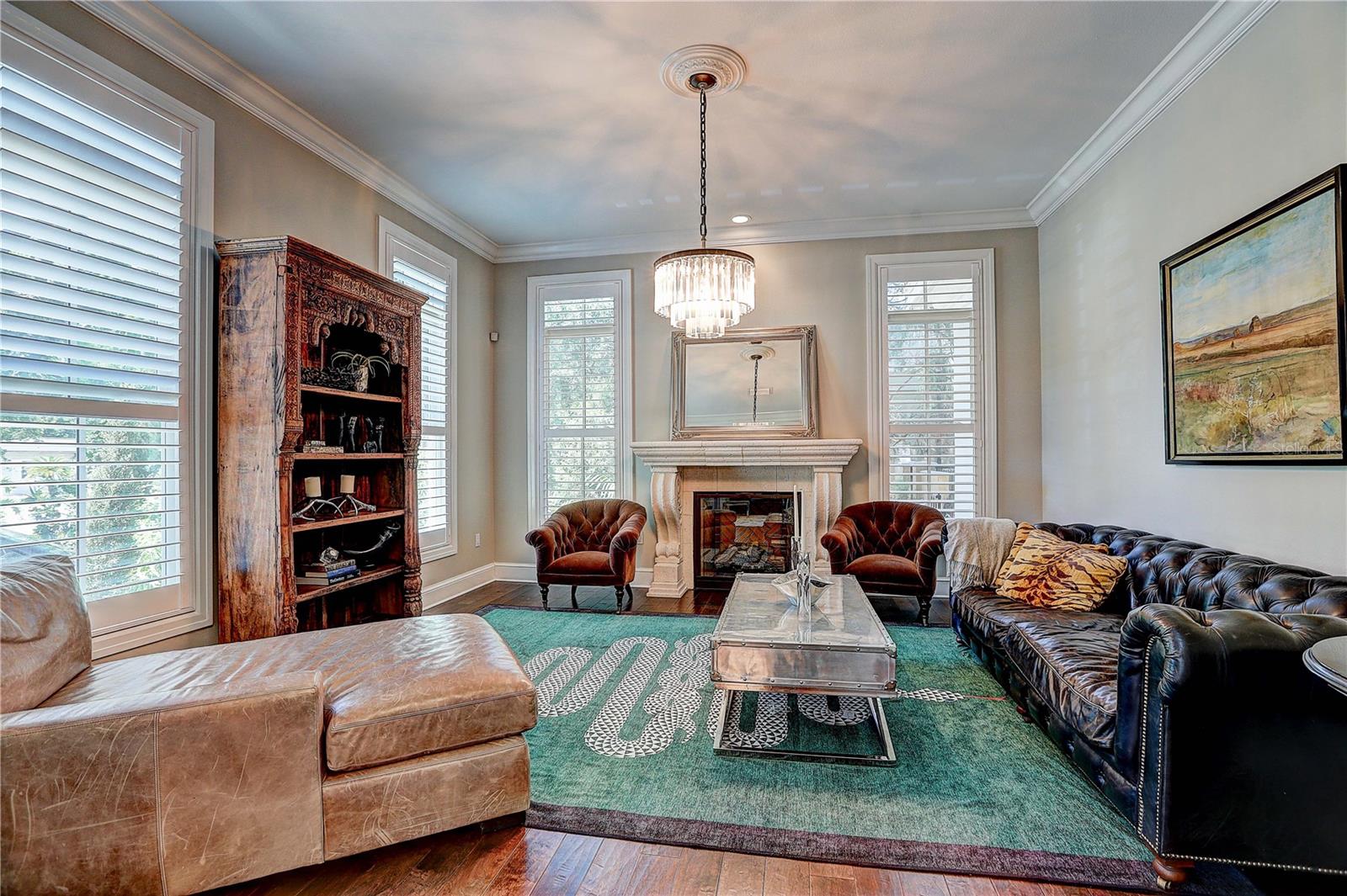 Living room off foyer