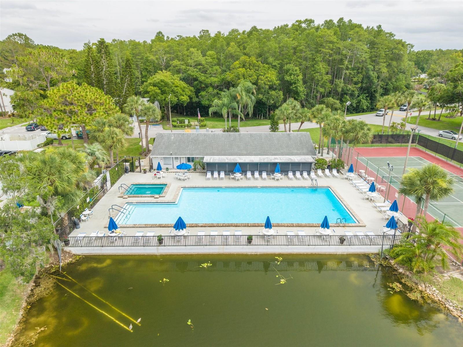 Beautiful community pool and tennis court!