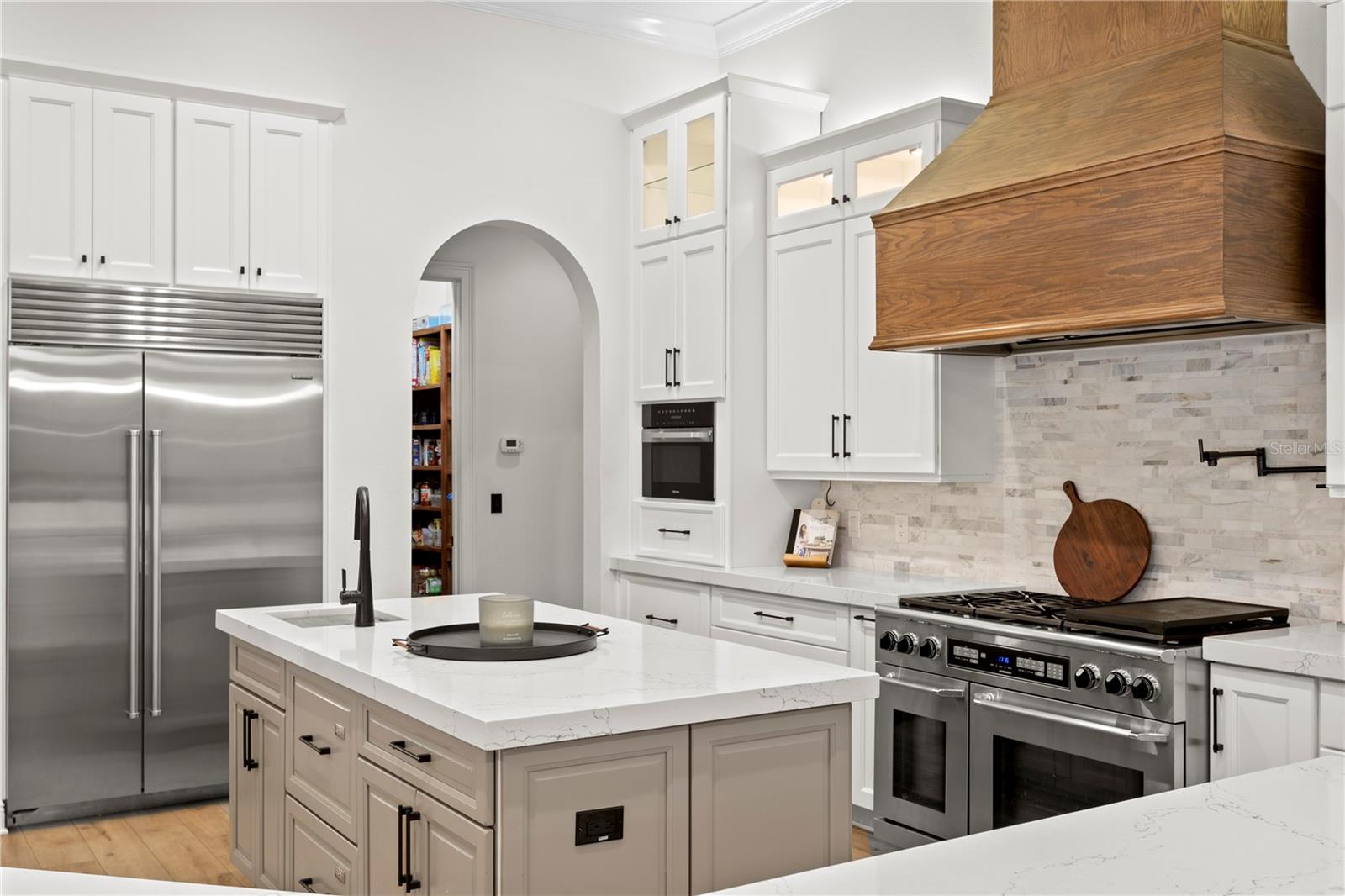 High-end Sub-Zero refrigeration system.
