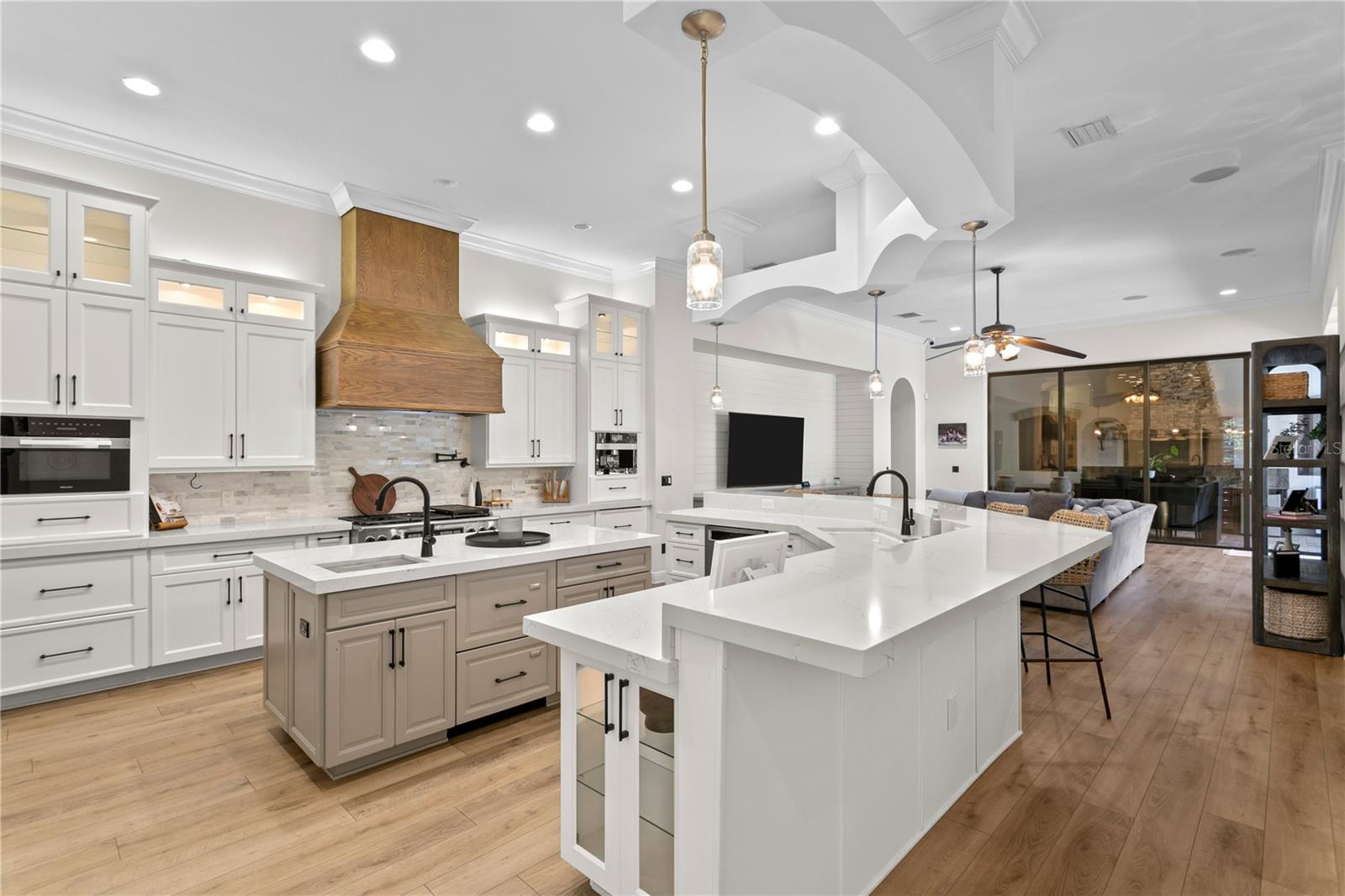 Fully renovated gourmet kitchen (2023).