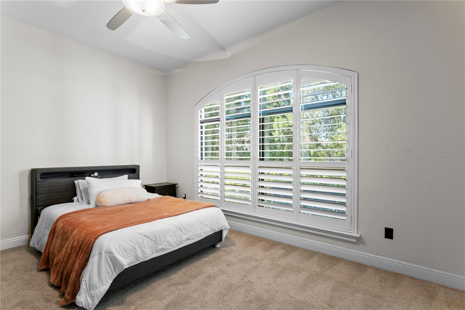 Comfortable guest or family bedroom.