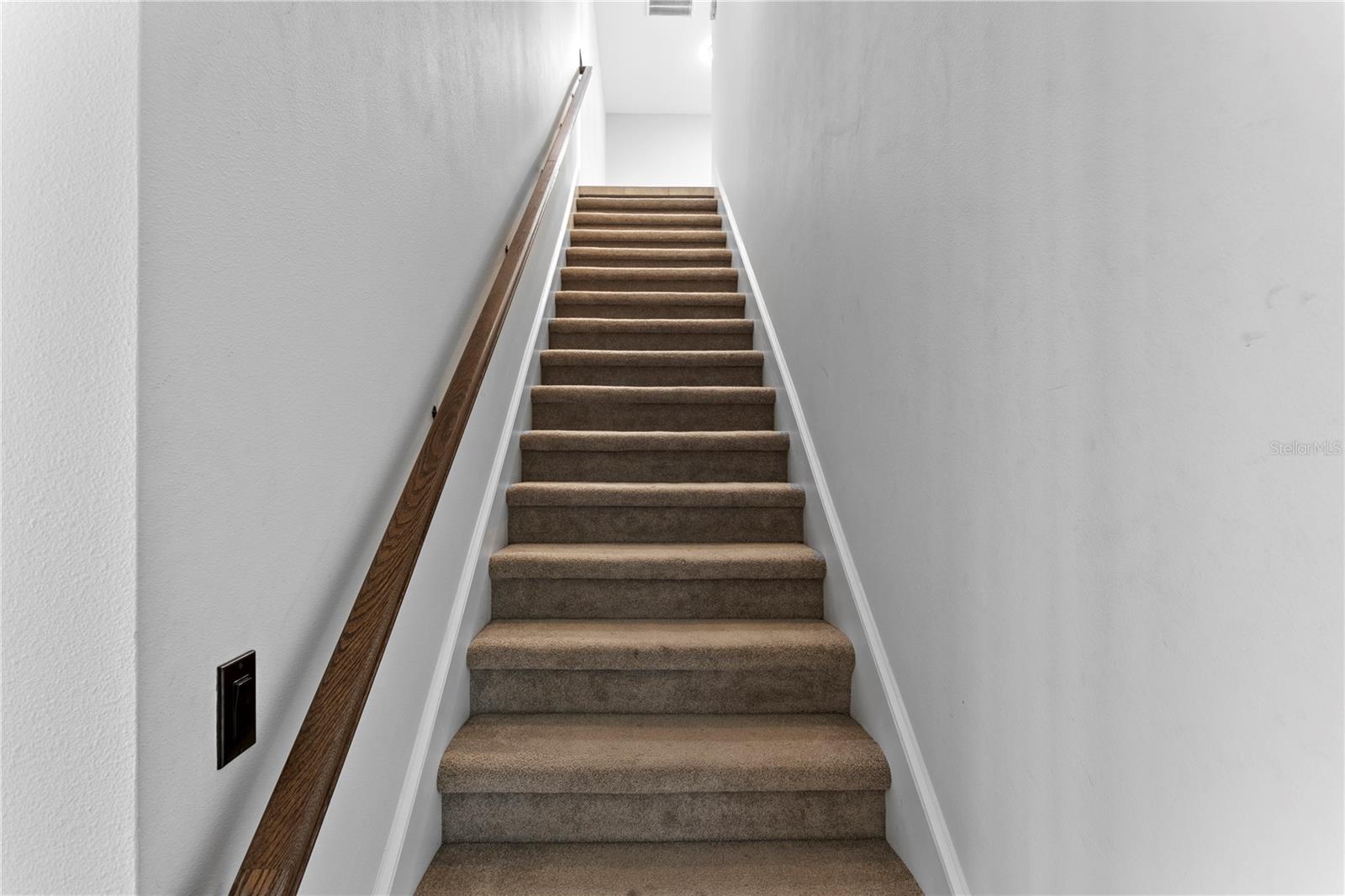 Fresh interior paint throughout and a carpeted stairs