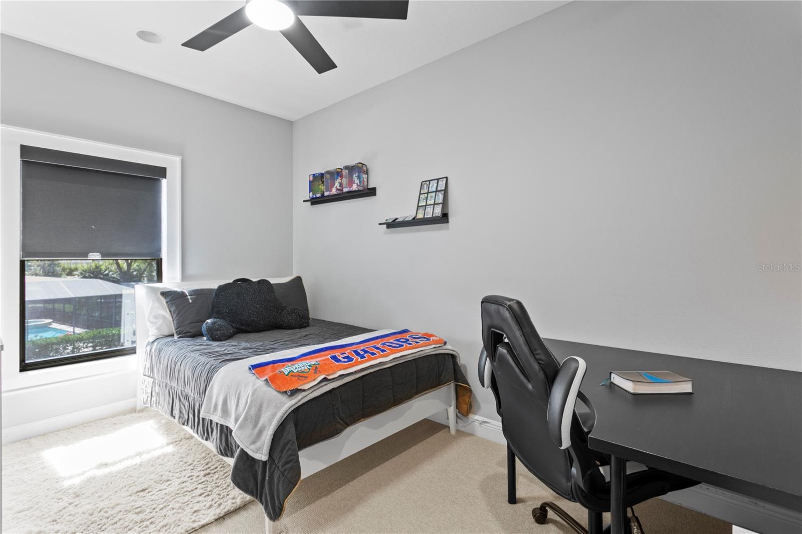 Another spacious bedroom.