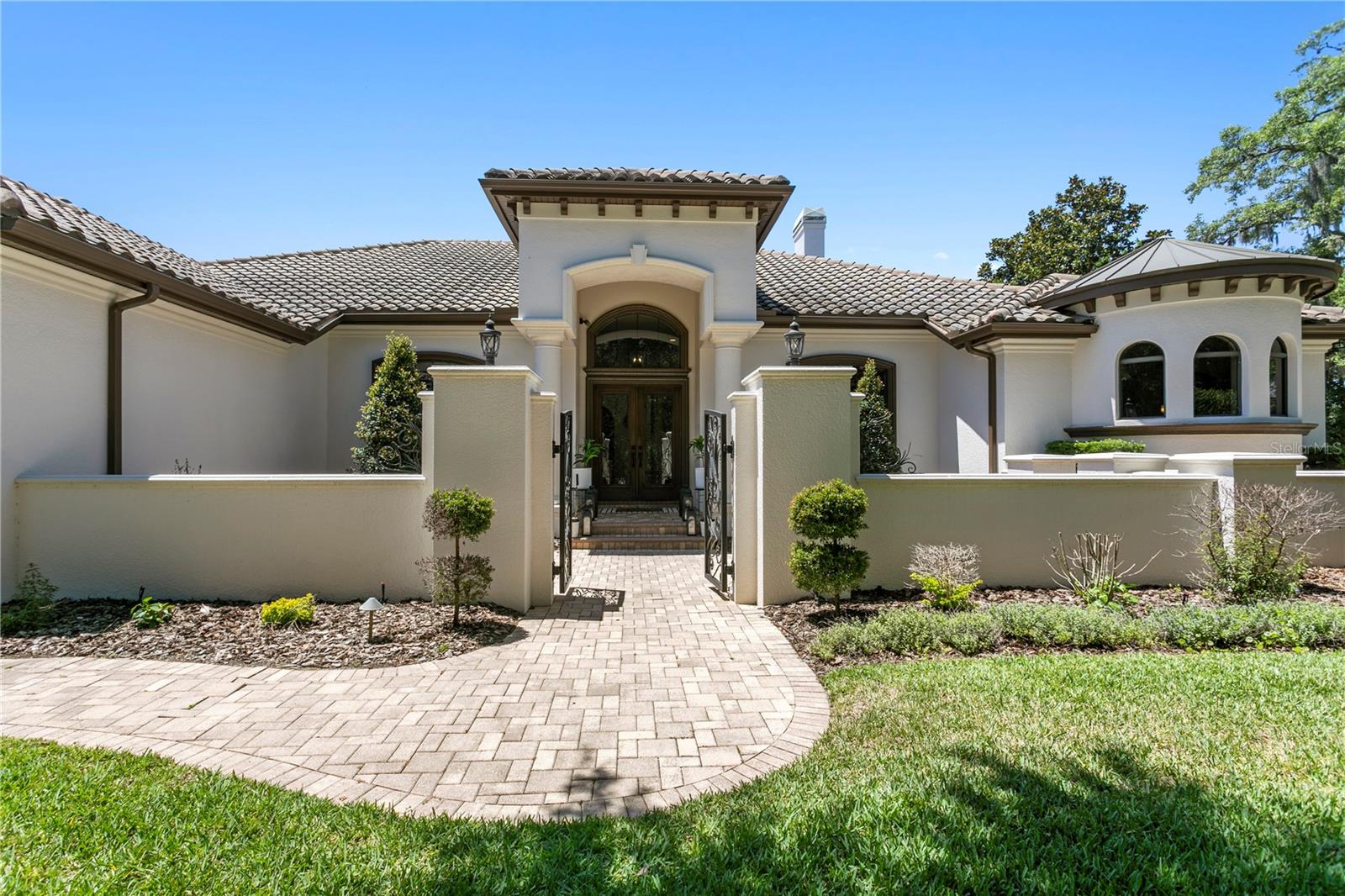 Elegant tile roof enhancing curb appeal.