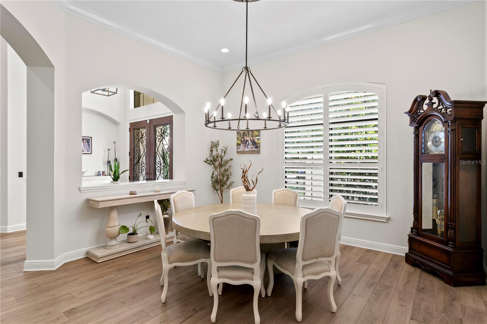 Dining are or entertainment area.