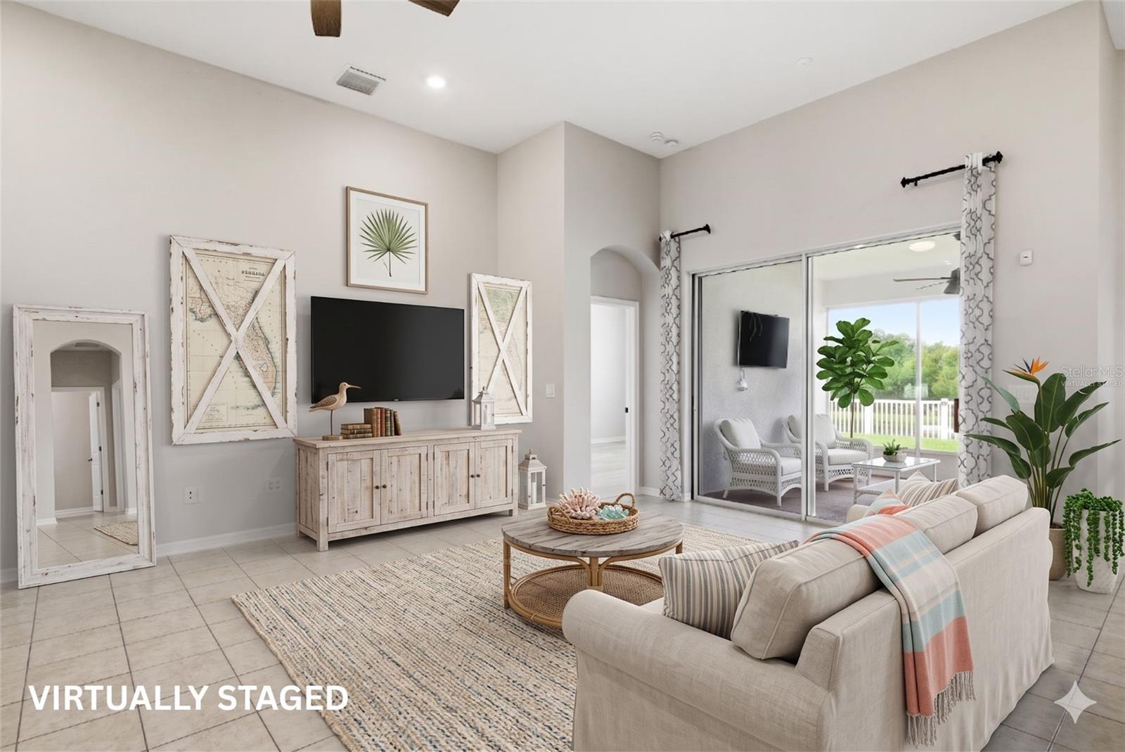 Living Room- Virtually Staged