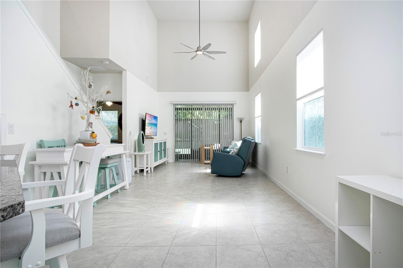 Natural Light fills the room