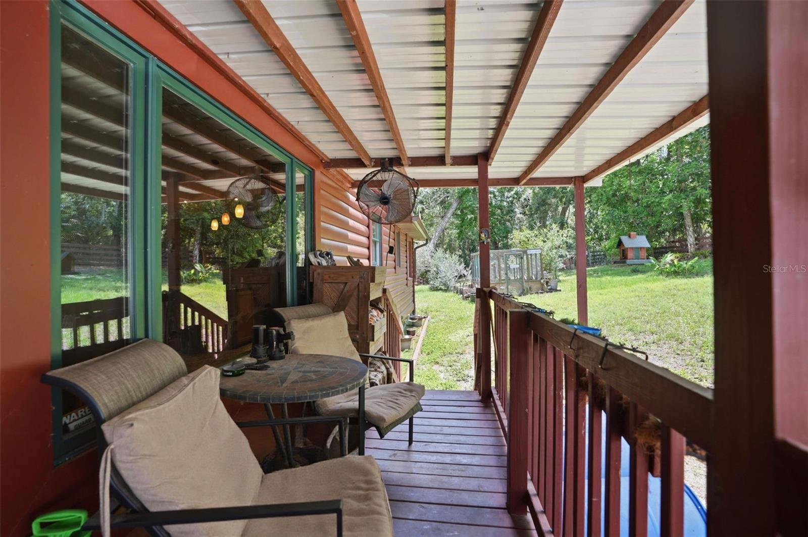 Main Cabin Front porch