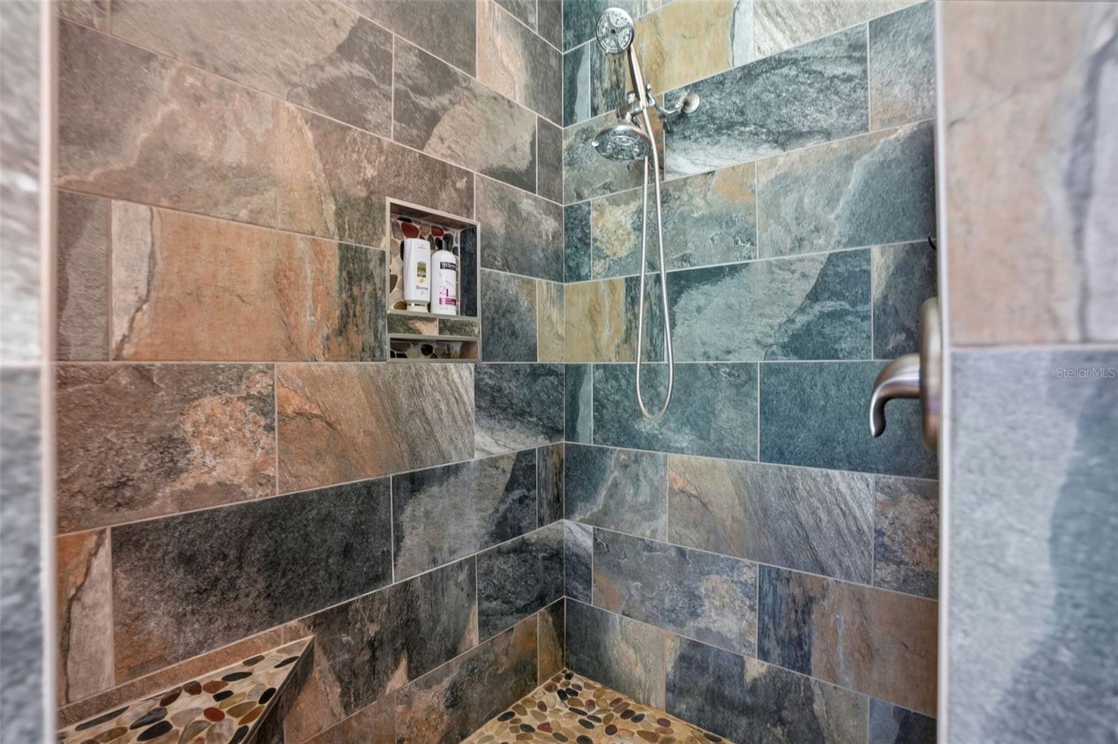 Main Cabin Master Shower Stone