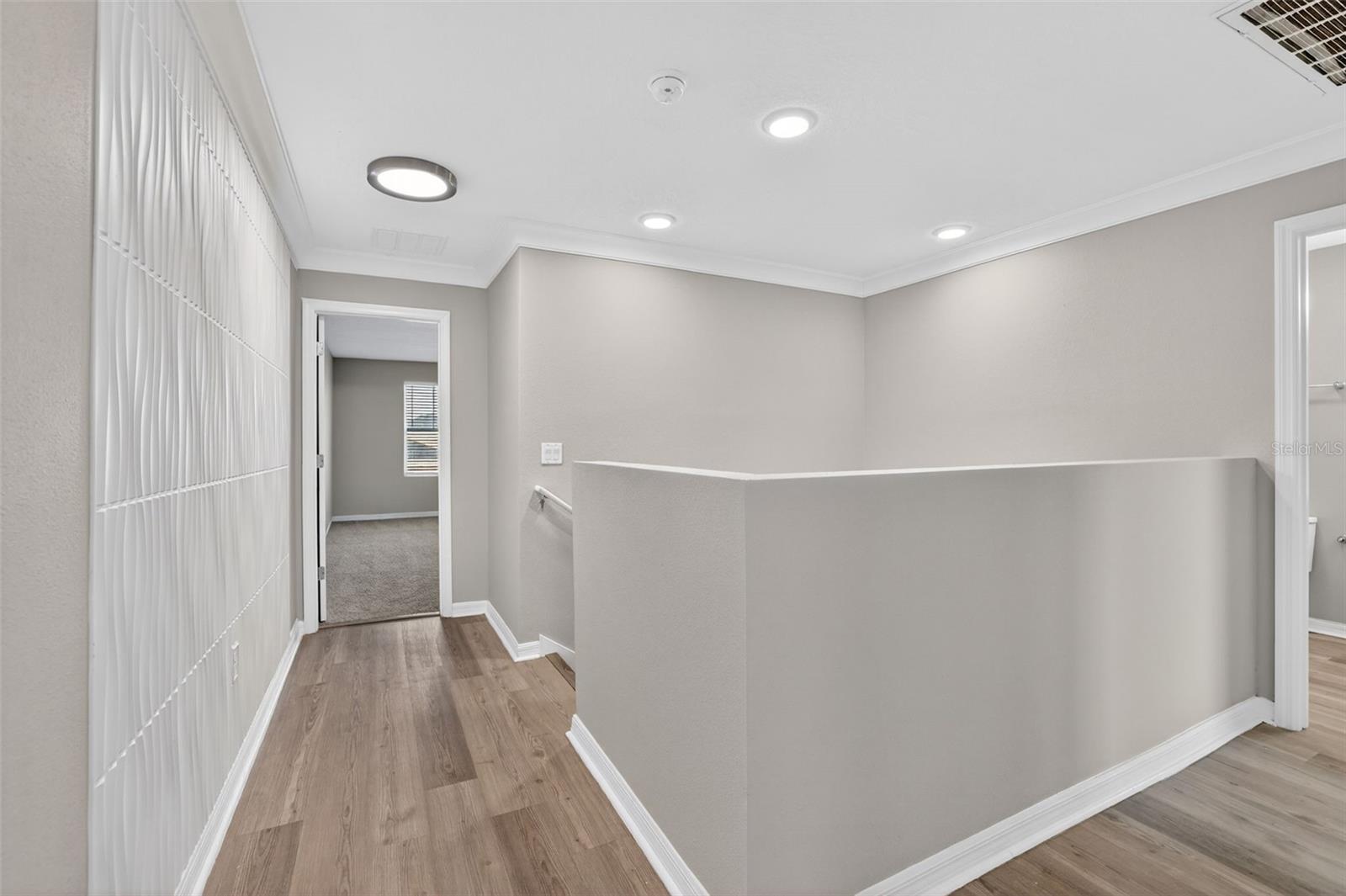 Upstairs Accent Wall & Split Floor Plan